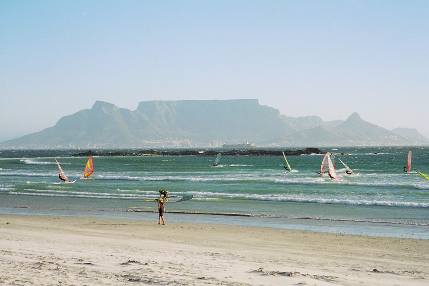 Kitesurfers at Big Bay